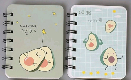 دفتر ملاحظات صغير - أفوكادو