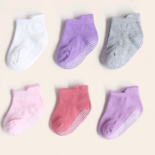 شراب بمانع للانزلاق (طقم 6 أزواج)