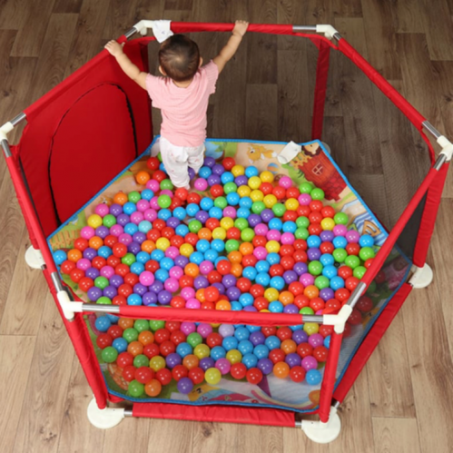 حباسة وسياج لعب للأطفال - عدة ألوان