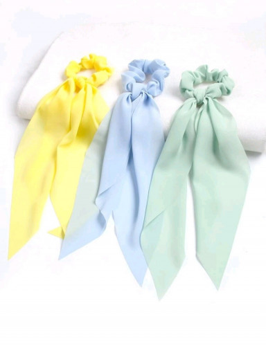 3 حبات ربطة شعر - اكسسوار شعر - موديل رقم 48