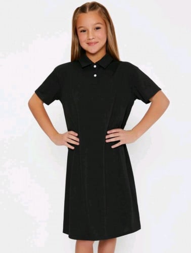 فستان بناتي أسود - كلر