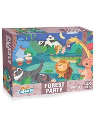 بازل حفلة الغابة - 48 قطعة