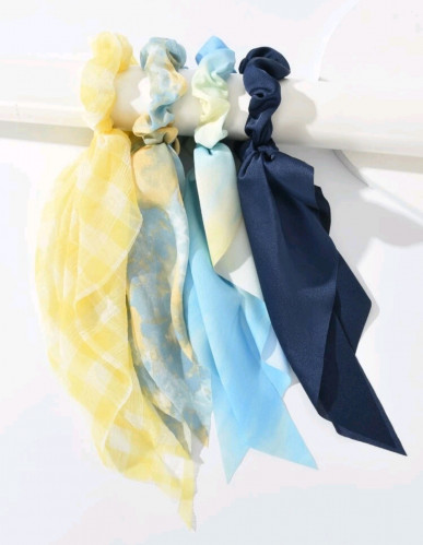 4 حبات ربطة شعر - اكسسوار شعر - موديل رقم 21