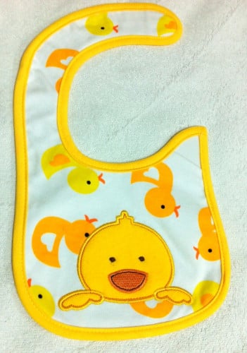 مريلة أطفال  - صوص أصفر