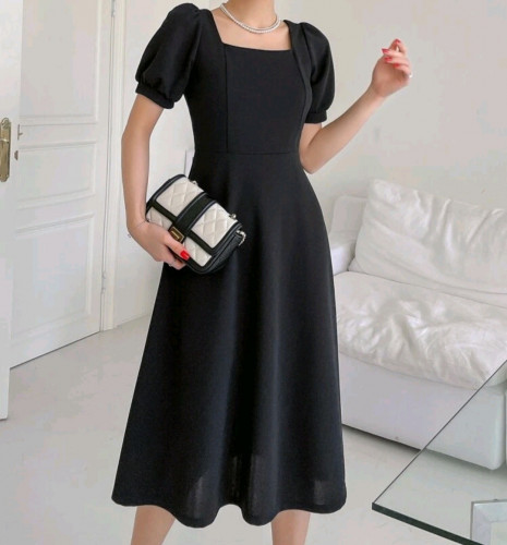 فستان نسائي أسود - DAZY