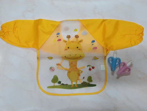 مريلة أطفال -أصفر زرافة