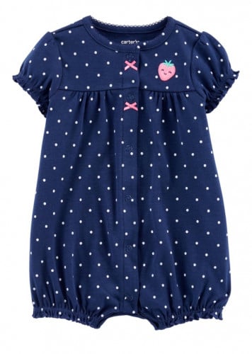 رومبر بناتي ماركة كارترز - كحلي فراولة