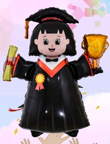 بالون- تخرج - شكل فتاة