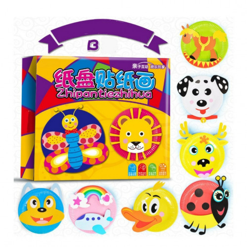 تكوين وجوه الحيوانات بالصحون