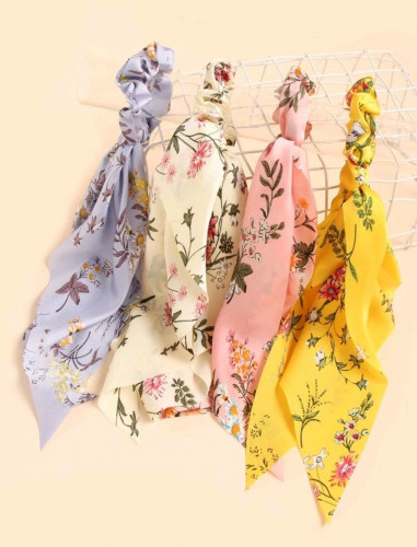 4 حبات ربطة شعر - اكسسوار شعر - موديل رقم 27