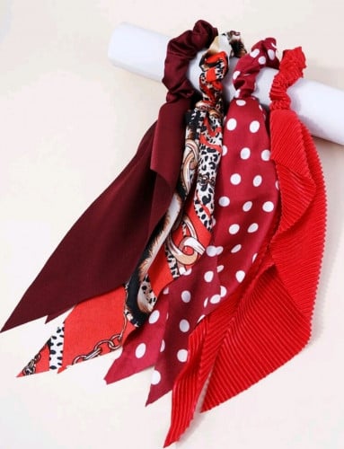 4 حبات ربطة شعر - اكسسوار شعر - موديل رقم 23