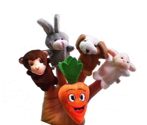 دمى أصابع الأرنب و الجزرة الكبيرة