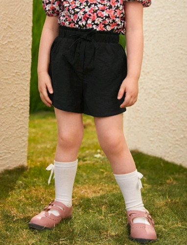 شورت بناتي أسود