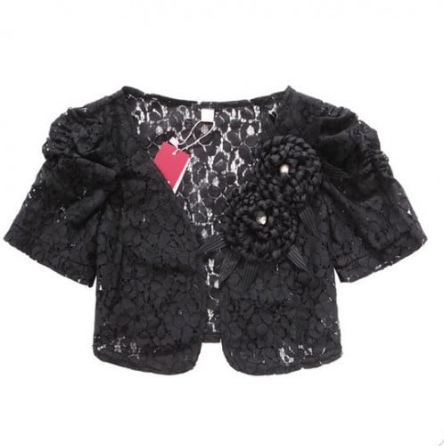 سترة نسائية دانتيل بزهرتين 9305