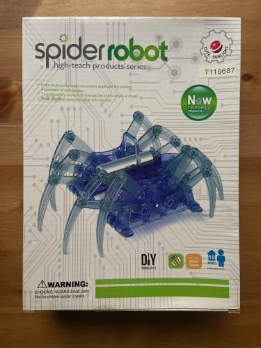 لعبة تعليمية - اصنع روبوت العنكبوت