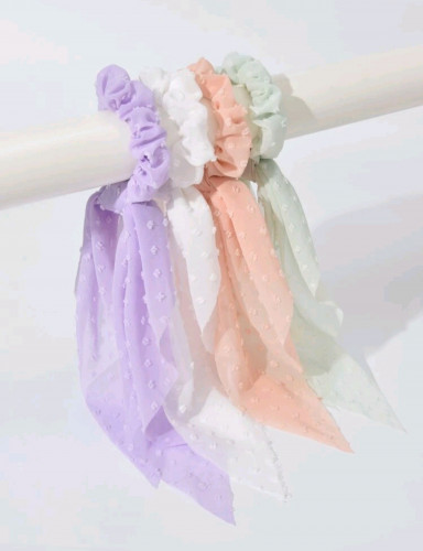 4 حبات ربطة شعر - اكسسوار شعر - موديل رقم 19