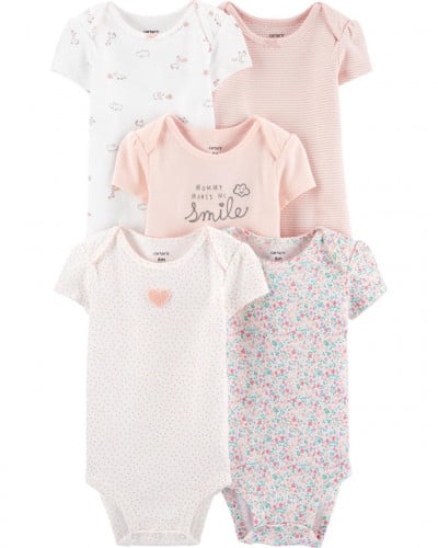 طقم 5 قطع بربتوز - شبك - شباح بناتي ماركة كارترز