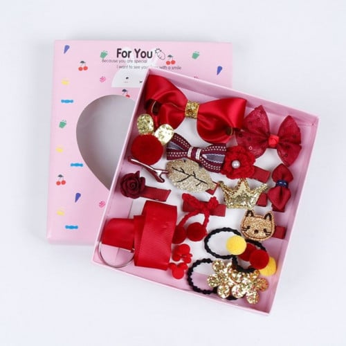 علبة اكسسوار شعر - عدة ألوان