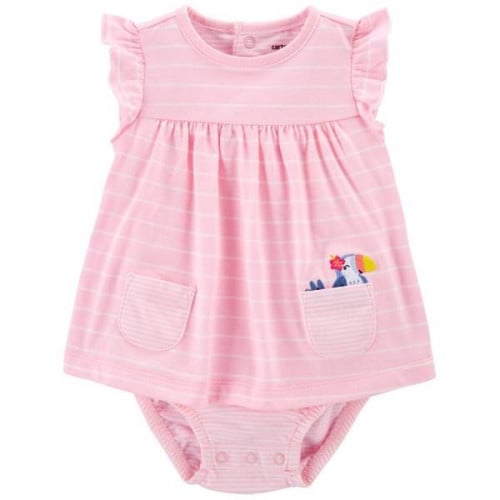 فستان - بلوزة بشبك بناتي ماركة كارترز