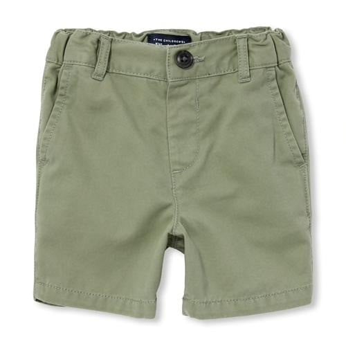 شورت ولادي أخضر زيتي ماركة The Children's Place