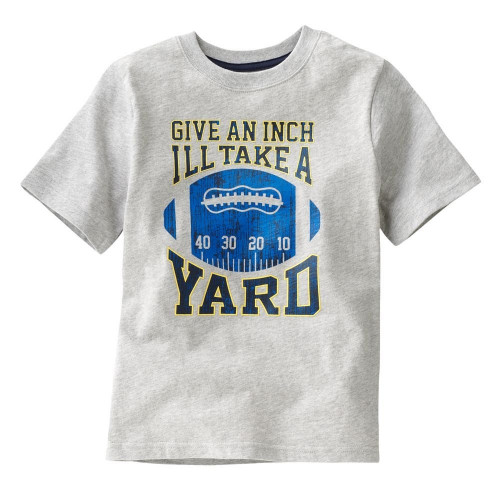 بلوزة ولادي ماركة Jumping Beans - رمادي