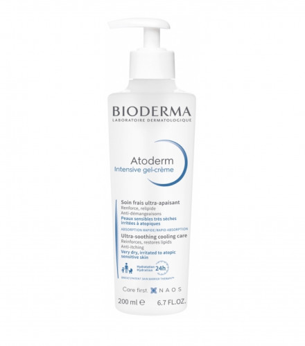 كريم مرطب ومهدئ Bioderma atoderm - 200ml