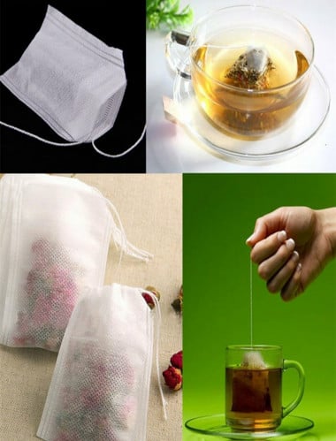 أكياس شاي - أعشاب - 100 حبة 7*5.5 سنتمتر