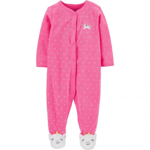 أفرول بناتي ماركة كارترز - وردي منقط بأبيض