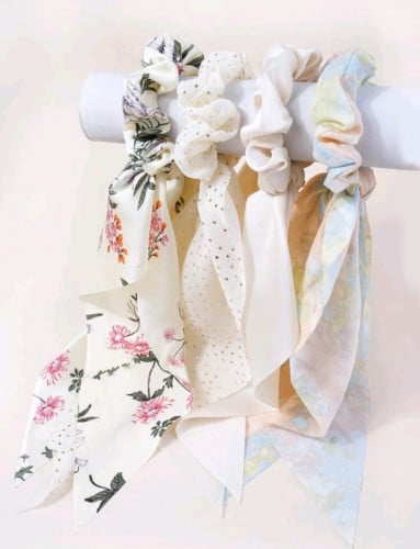 4 حبات ربطة شعر - اكسسوار شعر - موديل رقم 29