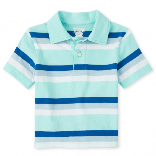 بلوزة بولو ولادي تيفاني مخططة - ماركة The Children's Place (يحتاج صورة)