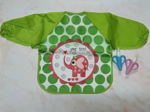 مريلة أطفال -أخضر فيل
