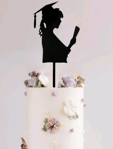 تغريسة كيك - تخرج - شكل فتاة