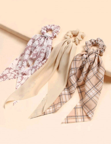 3 حبات ربطة شعر - اكسسوار شعر - موديل رقم 47