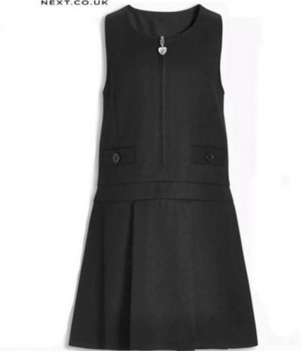 فستان بناتي أسود - مريول ماركة نكست