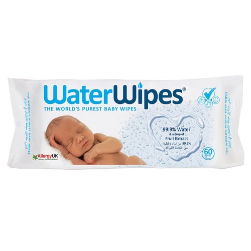 مناديل مبللة - 60 منديل - water wipes