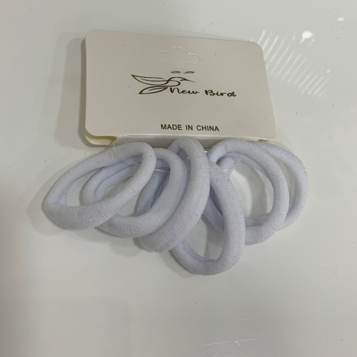 6 ربطات شعر أبيض