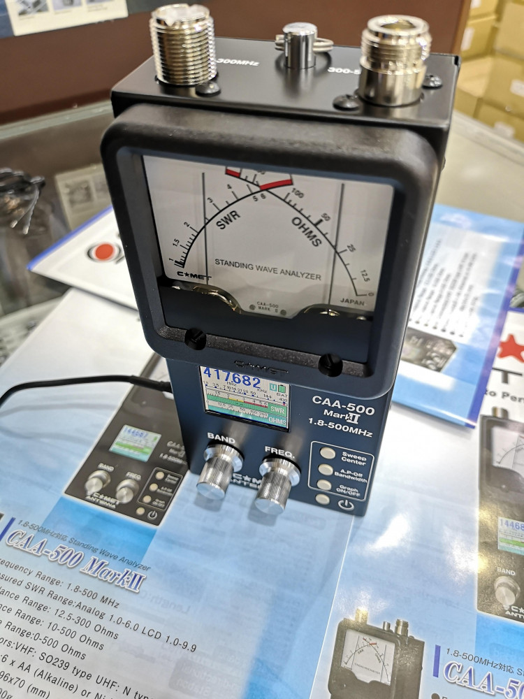 COMET JAPAN CAA-500 MARKII Standing Wave Analyzer - مؤسسة COMET JAPAN CAA-500 MARKII Standing Wave Analyzer - مؤسسة