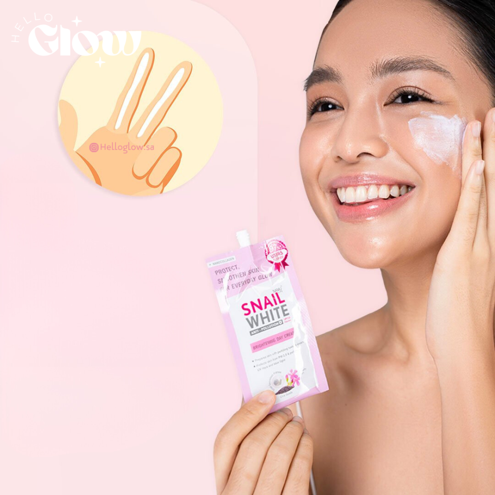 كريم نهاري لتفتيح البشرة من سنيلوايت SPF 30/PA+++ 7 snailwhite