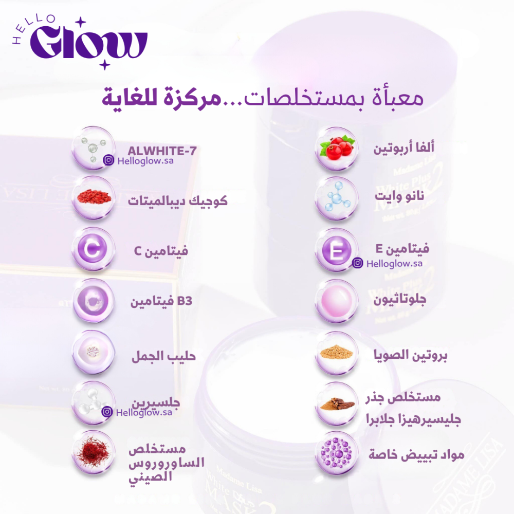 مجموعة مدام ليزا للتبييض المركز -  madame Lisa sets