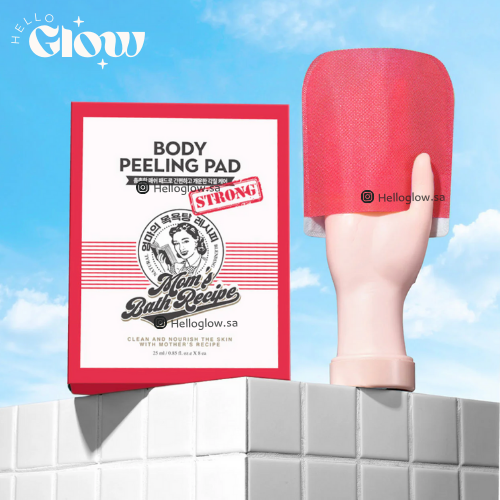 ليفة مومز باث لتقشير الجسم بشكل قوي - Mom's Bath Recipe Body Peeling Pad Strong