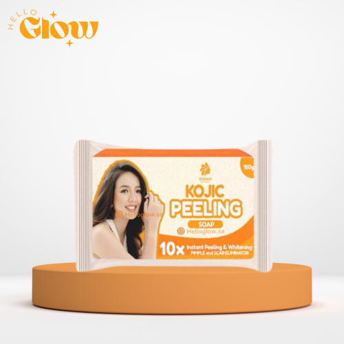 صابون التقشير الفوري بالكوجيك من  - Rosmar Official KojicPeel 10x Instant Peeling Soap 150g