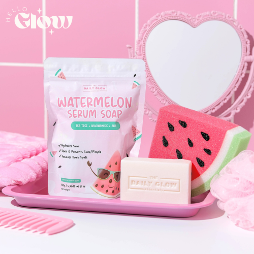 صابون البطيخ - The Daily Glow Watermelon soap