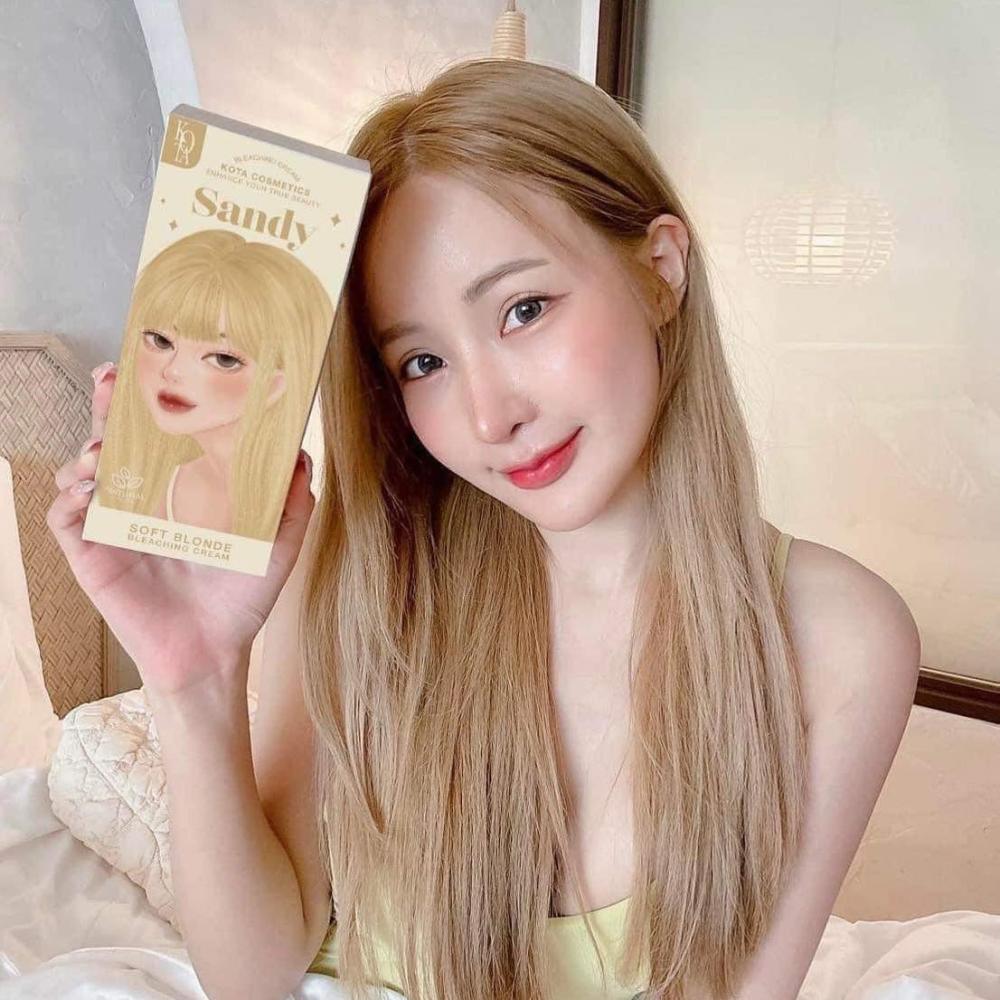 صبغة شعر  بمستخلصات طبيعية  اشقر kota cosmetics sandy