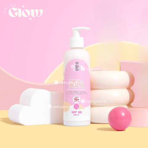 لوشن دريم سكين بالسيكا و الجلوتا - My Dream Skin SOLO CICA + GLUTA INTENSE WHITENING LOTION