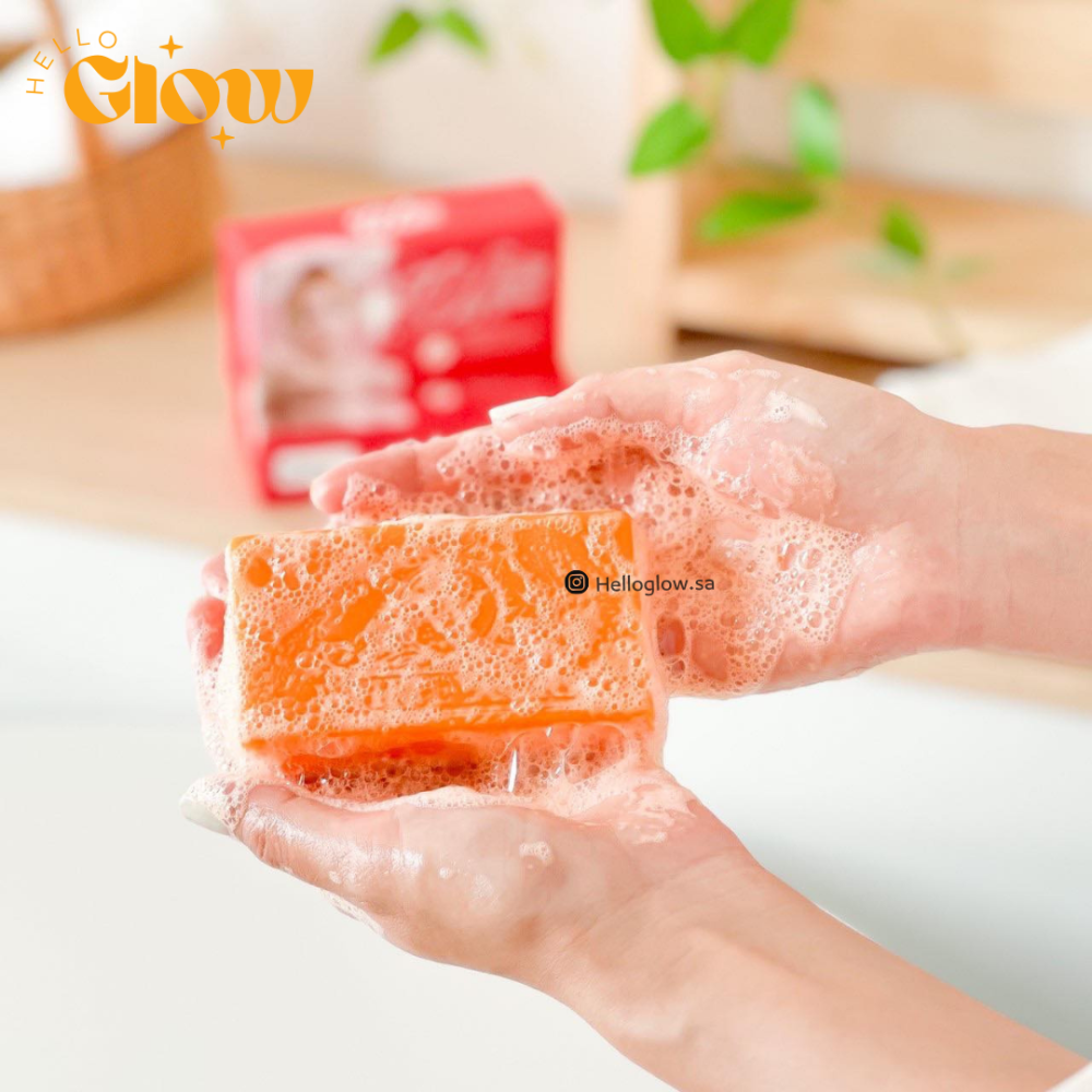 صابون وايت اورا بالجزر  - white aura miracle carrot soap