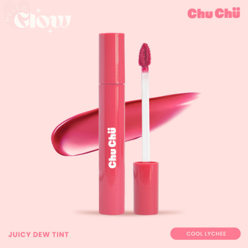 تنت الشفاه - Chu chu Beauty Juicy Dew Tint in Cool Lychee