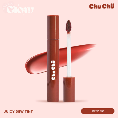 تنت الشفاه - Chu Chu Beauty Juicy Dew Tint In Deep Fig
