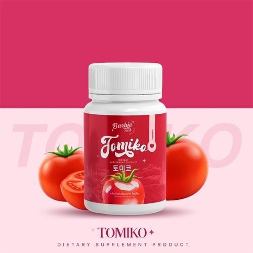 كبسولة  توميكو بمستخلص الطماطم و الجلوتاثيون  - Tomiko  Tomato Gluta