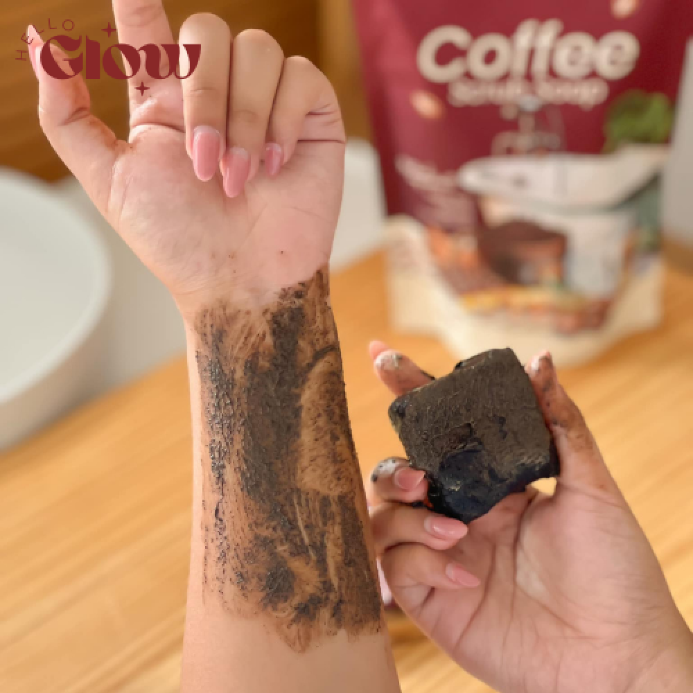 صابون و سكرب فيتشيي بالقهوه - Phitchii coffee scrub soap