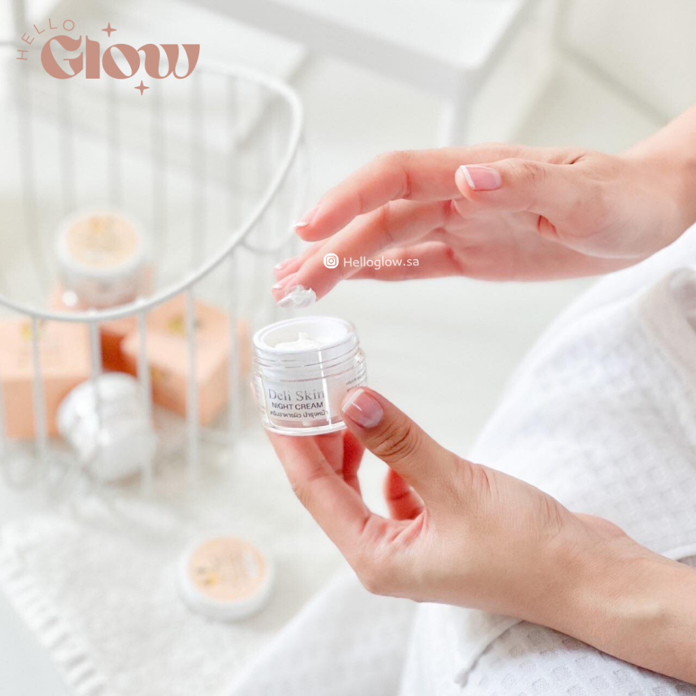 كريم ديلي سكين الليلي لتفتيح الوجة - Deli skin night cream